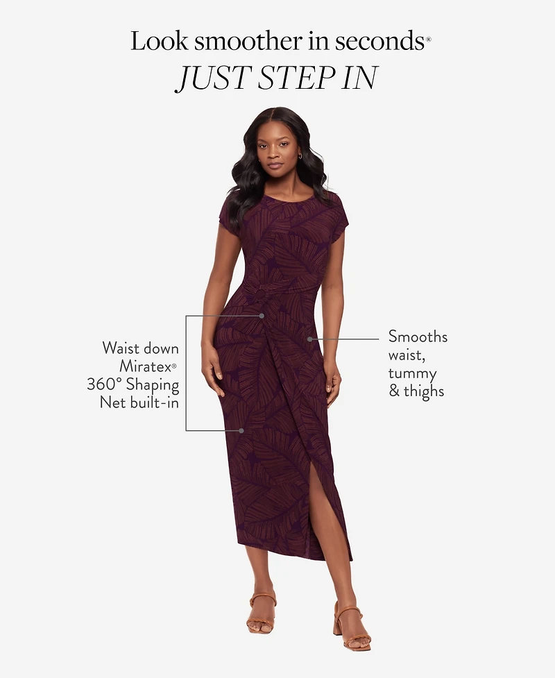 Body by Miraclesuit Women's Round Neck Short-Sleeve Dress