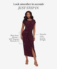 Body by Miraclesuit Women's Round Neck Short-Sleeve Dress