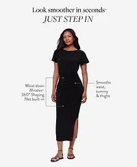 Body by Miraclesuit Women's Boat Neck Short-Sleeve Dress