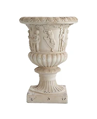 Streamdale Furniture Elegant antique Mgo garden urn