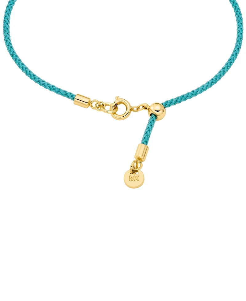 Michael Kors Pave Logo Cord Bracelet