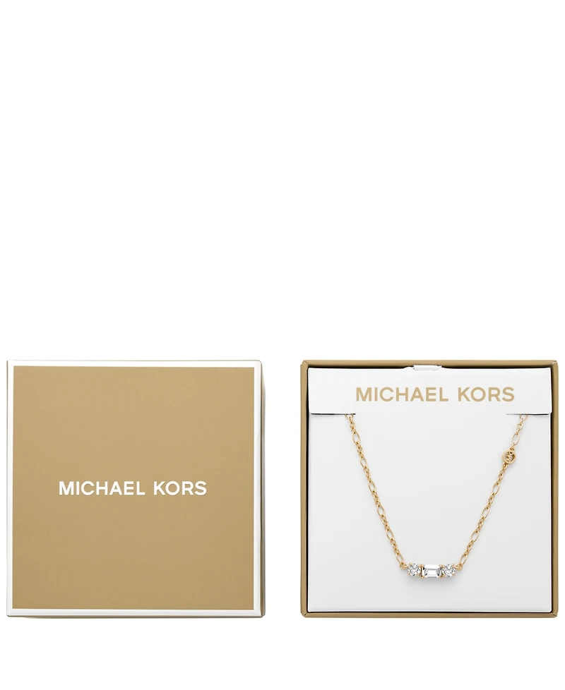 Michael Kors Mixed Cut Stone Necklace