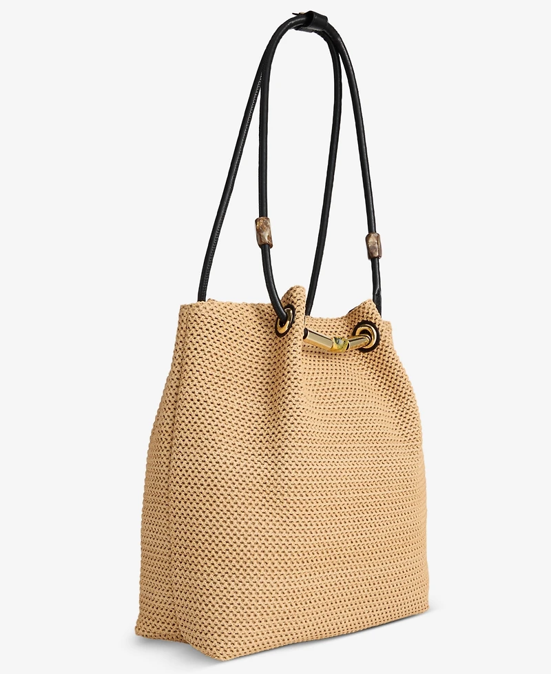 I.n.c. International Concepts Catalyna Straw Tote Handbag, Macy's Exclusive