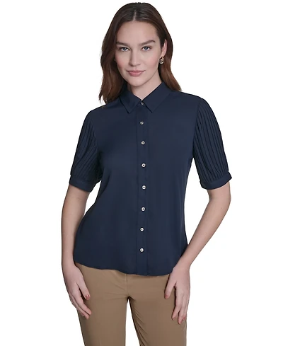 Tommy Hilfiger Women's Collared Top