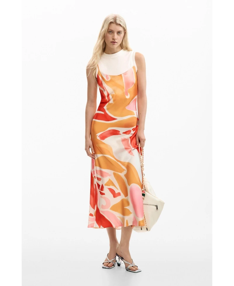 Desigual Women's 2-in-1 dress with straps