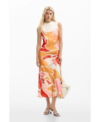 Desigual Women's 2-in-1 dress with straps