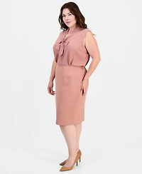 Kasper Plus Pencil Skirt