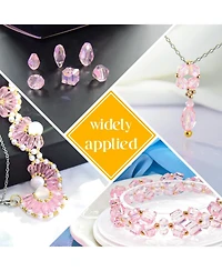 Gnuadz 1500 Crystal Glass Beads Diy Jewelry Making Kit Bracelet Necklace Earring Crafts 12 styles