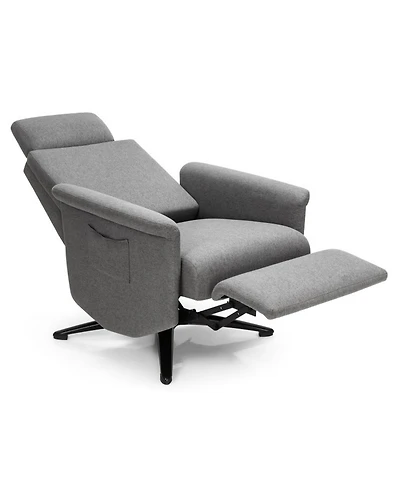 Gouun Swivel Massage Recliner Sofa with Adjustable Headrest