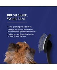 Aronkl Dog Slicker Brush for Doodles Poodles Deshedding Detangling Grooming Tool