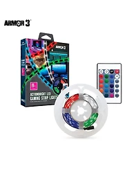 Hyperkin ActionBright 8ft Led Rgb Gaming Room Strip Lights with Remote Control