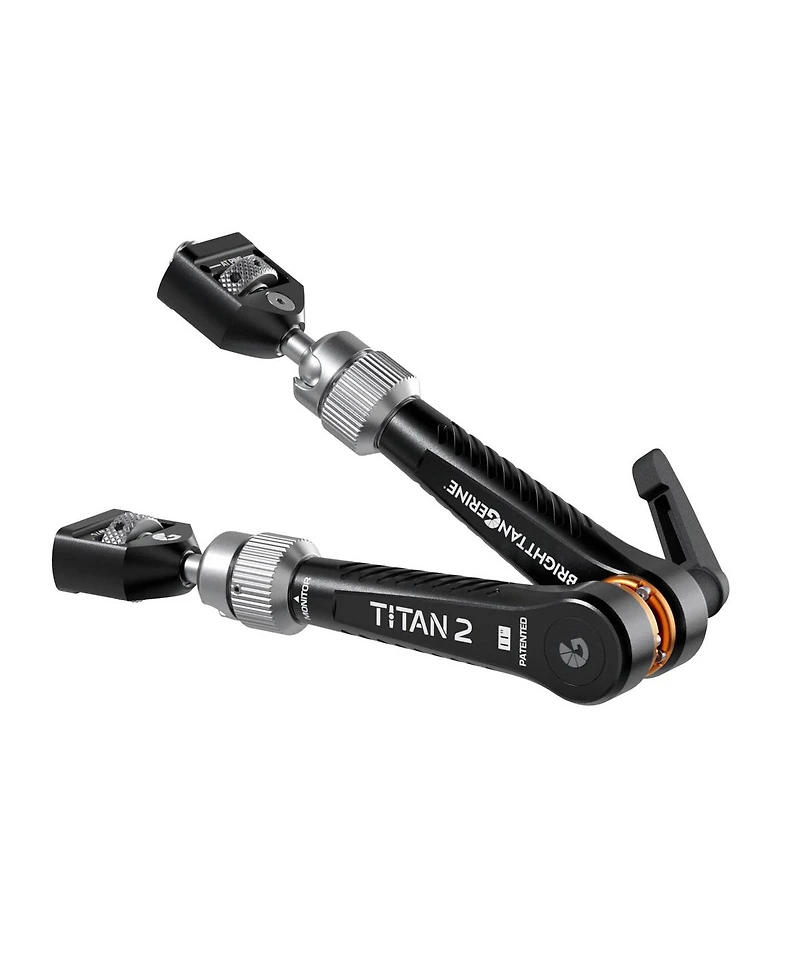 Bright Tangerine Titan Arm 2 with 1/4"-20 and 3/8"-16 Anti-Twist Adapter, London Fog