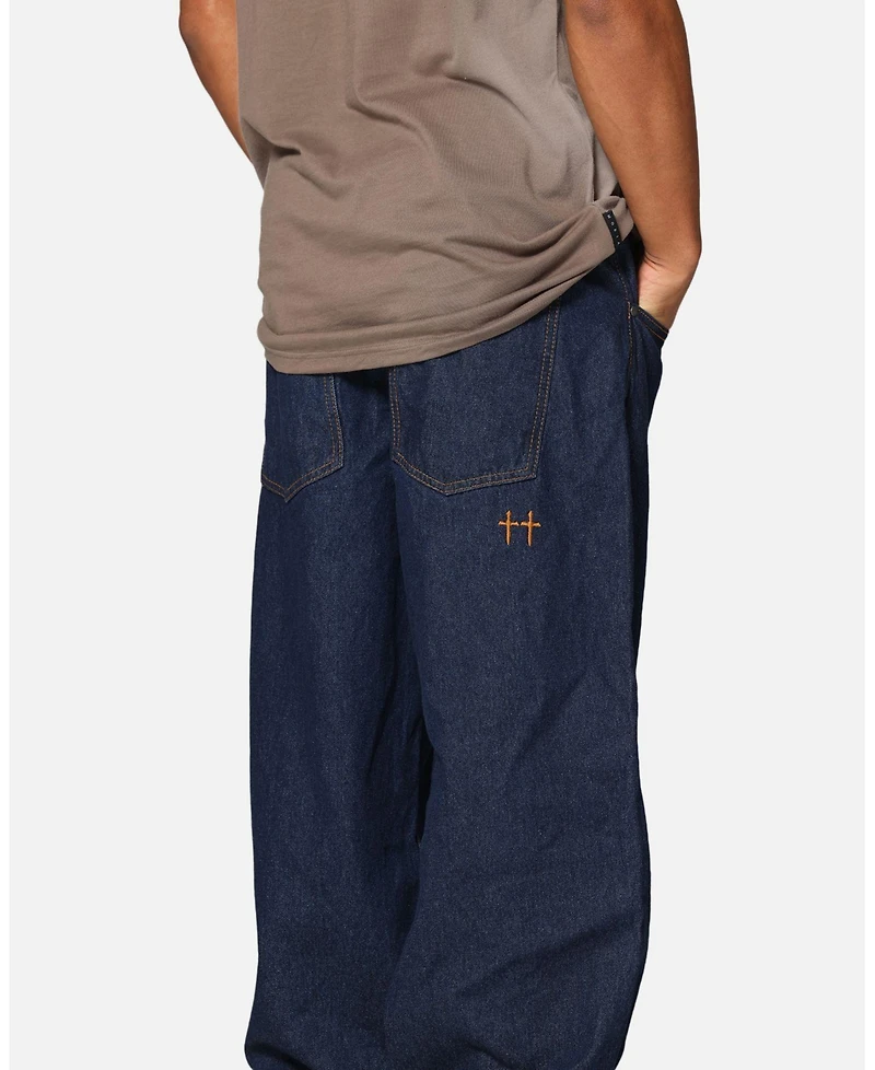 Saint Morta Men's Amplus Selvedge Cuffed Jeans