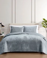 Riverbrook Home Reese Velvet 3 Piece Coverlet Sets