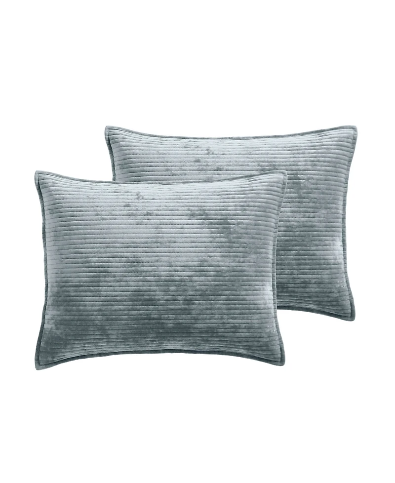 Riverbrook Home Reese Velvet 3-Pc. Coverlet Set