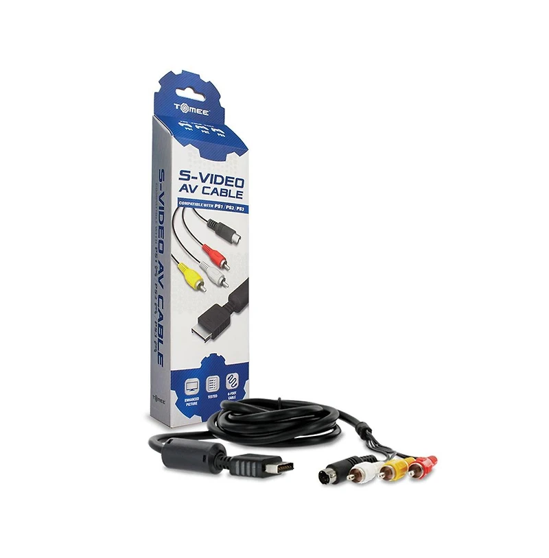 Hyperkin Tomee S-Video Av Cable for PS3/ PS2/ PlayStation