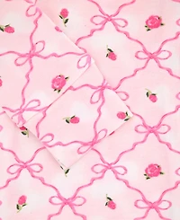 Max & Olivia Baby Girls' Long-Sleeve Footed Coverall and Headband, 2-Piece Set