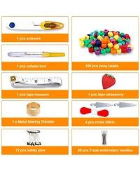 Gnuadz Embroidery Floss Kit 364 Pack 200 Colors Friendship Bracelets Tools String Make