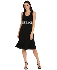 R & M Richards Petite 3/4-Length Sleeve Jacket and Scoop Neck Dress, 2-Piece Set