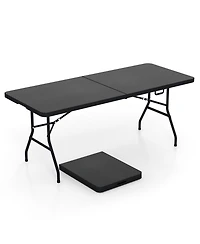 Gouun Portable Folding Hdpe Table with Carrying Handle