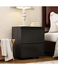 Famapy 2-Drawer Nightstand, Bedside Table,Bedroom Dresser Chest