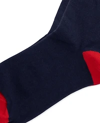 Polo Ralph Lauren Women's Flag Motif Crew Socks