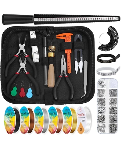 Gnuadz Wire Wrapping Kit Ring Sizer Tools Craft Wires Findings Repair