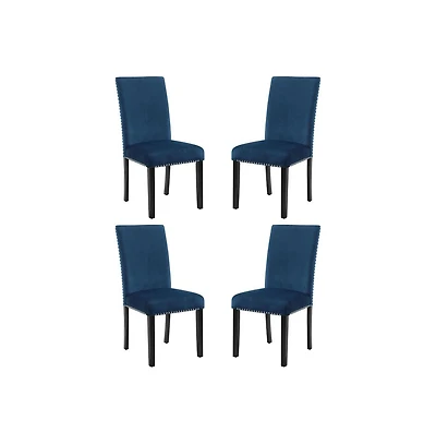 New Classic Furniture Celeste Wood Upholstered Dining Chair (Set of 4)