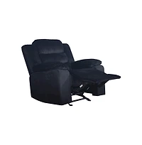 New Classic Furniture Willow Wood and Fabric Glider Recliner