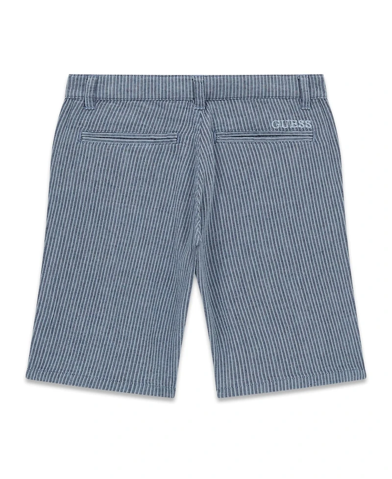 Guess Boys' 8-16 Seersucker Chino Shorts