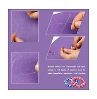 Gnuadz 58 Beading Needles Big Eye Ultra-thin Stainless Steel Seed Bead Embroidery Diy