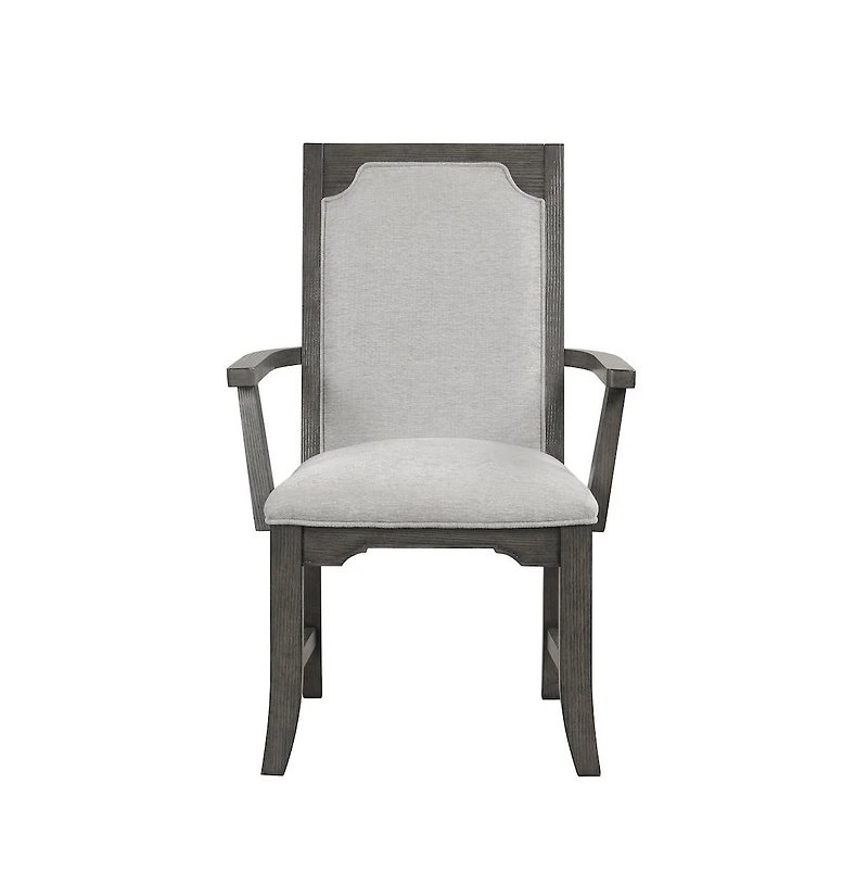New Classic Furniture Lisbon Wood Dining Arm Chair in (Set of 2)