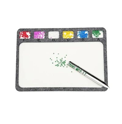 Gnuadz 2 Set Bead Mats Scoop Board Six Grids Beading Trays Diy