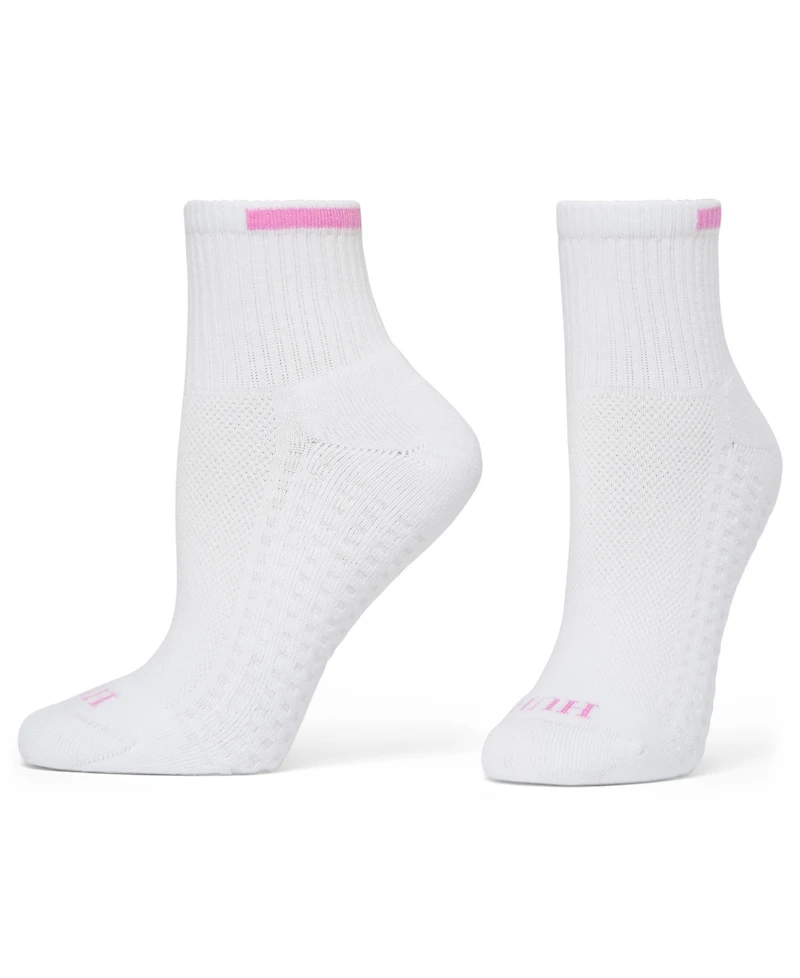 Hue Women's Air Cushion Mini Crew 3 Pack Socks