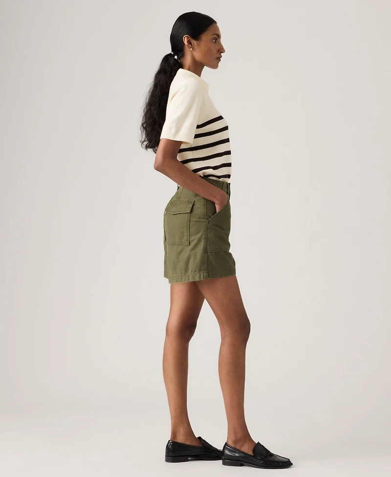Levi's Women's Cinch Utility Mid-Rise Shorts