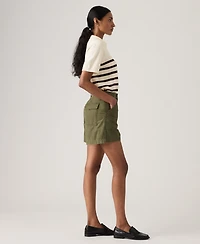 Levi's Women's Cinch Utility Mid-Rise Shorts
