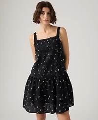 Levi's Women's Kate Floral Square Neck Mini Dress