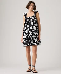 Levi's Women's Meg Printed Sleeveless Cotton Mini Dress