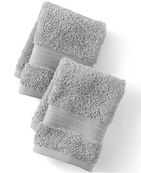 Lands' End Premium Supima Cotton 2-Piece Washcloth Set