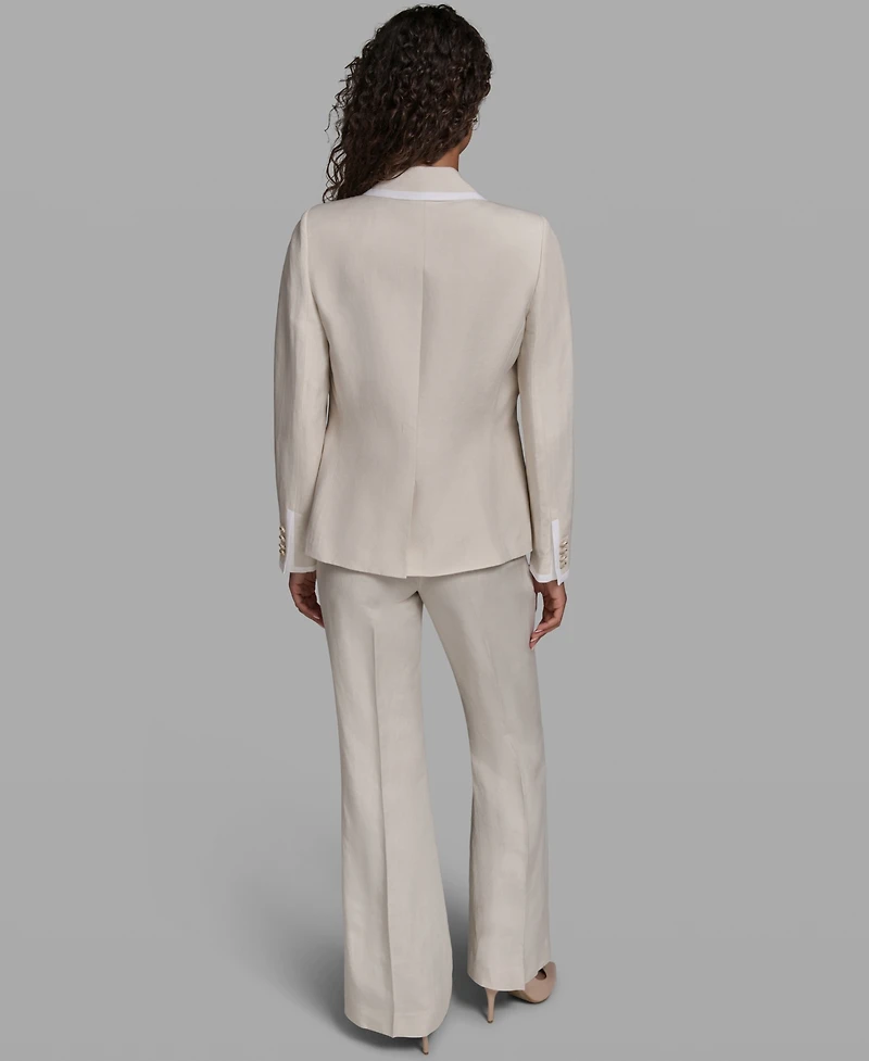 Karl Lagerfeld Paris Women's Collared Woven Jacket