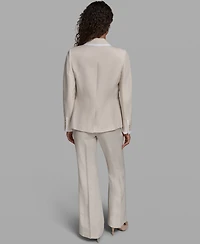 Karl Lagerfeld Paris Women's Collared Woven Jacket