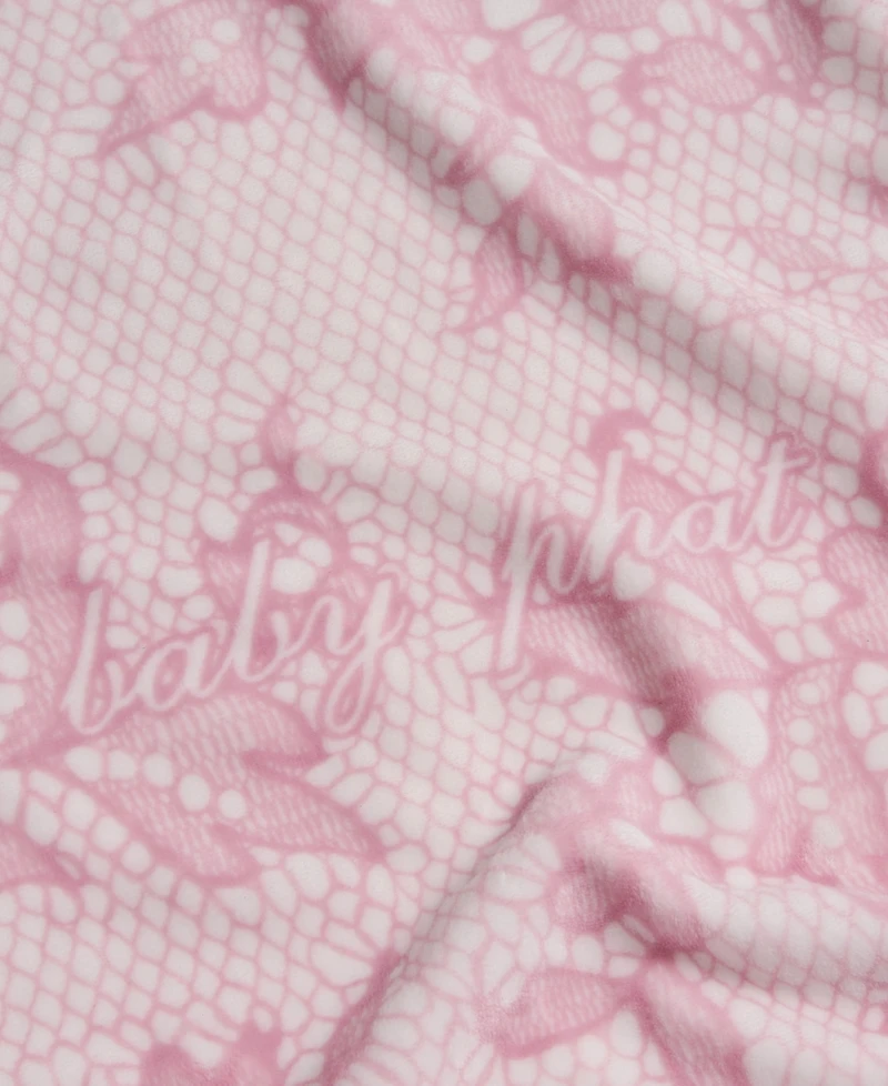 Baby Phat Oversized Plush Throw, 60" x 70"
