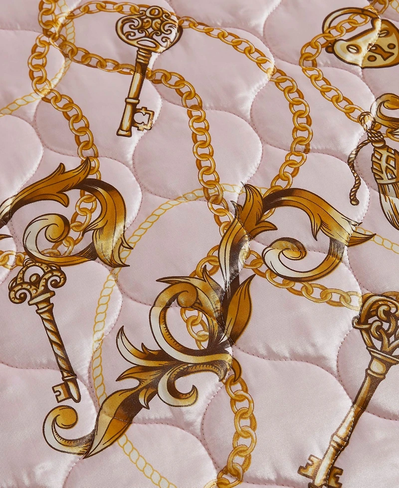 Baby Phat Printed Satin Chain 3-Pc. Quilt Set, Full/Queen