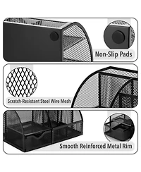 Gnuadz Mesh Desk Organizer Pen Pencil Holder