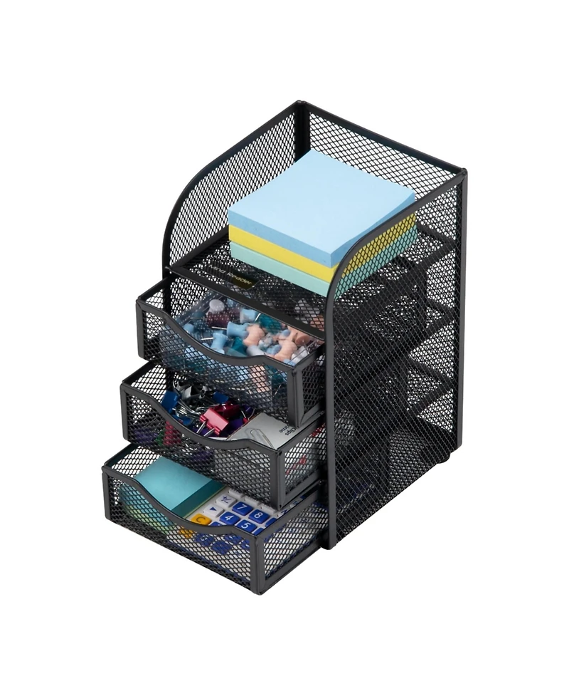 Gnuadz Mesh Binder Clip Basket Office Storage