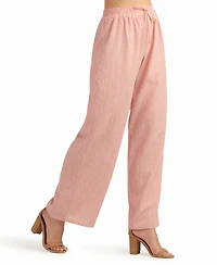 Bcx Women's Pull-On Mini Stripe Pants