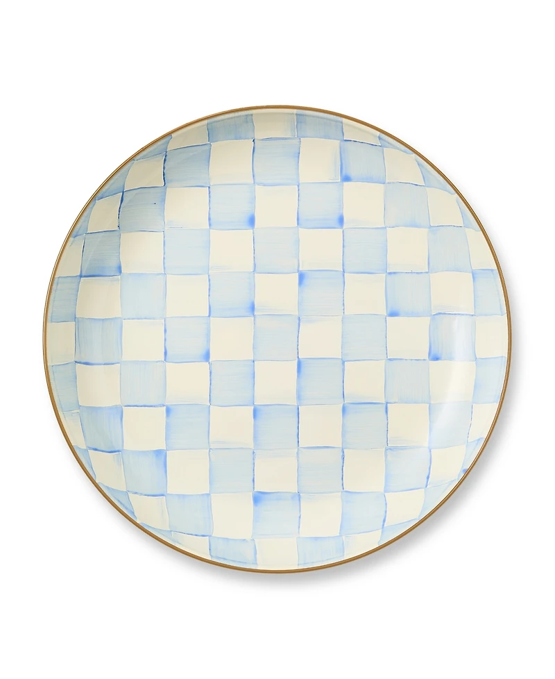 MacKenzie-Childs Sky Check Abundant Bowl