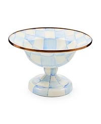 MacKenzie-Childs Sky Check Small Compote