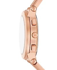 Michael Kors Women's Billie Quartz Chronograph Rose Gold Stainless Steel Watch 37mm