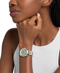 Michael Kors Women's Lexington Quartz Multifunction Two-Tone Stainless Steel Watch 34mm